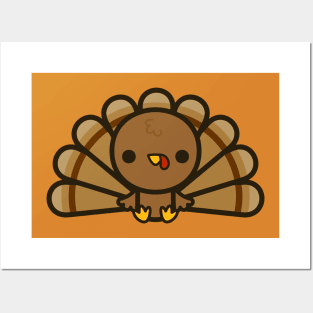 Cute turkey Posters and Art